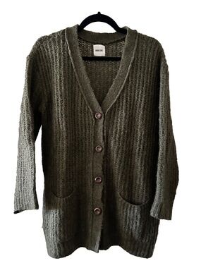 ANINE BING Green Kurt Cardigan - Size XS